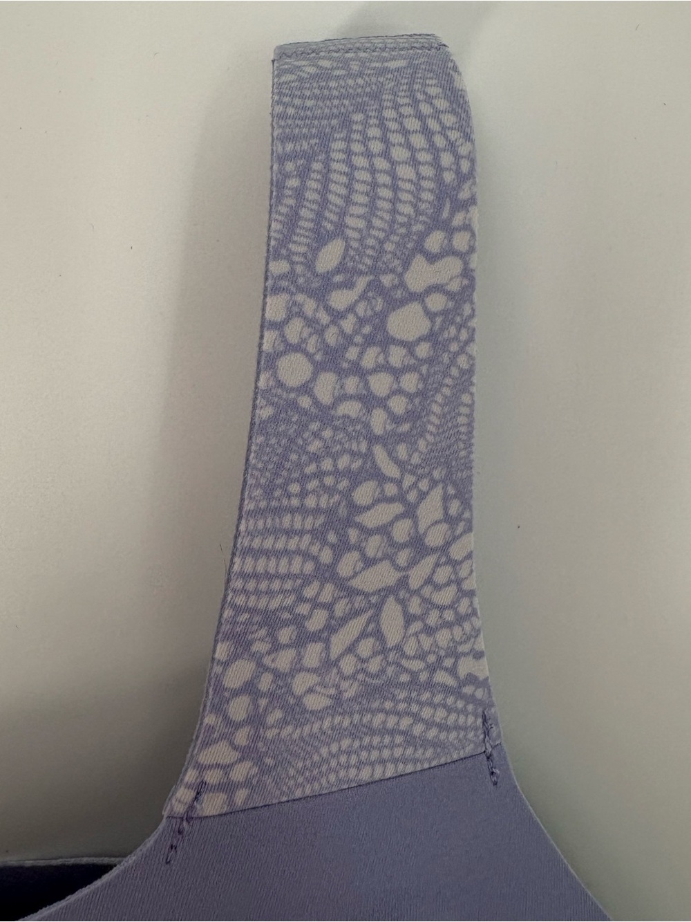 Evelyn & Bobbie Beyond Adjustable Wireless Bra Moonstone Lace Blue Purple XL - Picture 12 of 14
